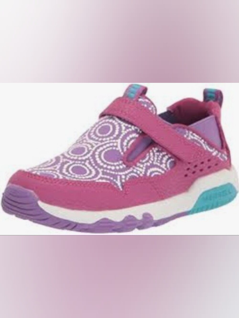 Merrell Girl Hydro Free Roam Sandal Water Shoes Hiking Outdoor Pink Blue Sz 2.5